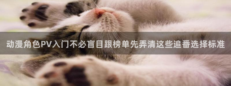 动漫天堂动漫排行榜:动漫角色PV入门不必盲目跟榜单先弄清这些追番选择标准配图