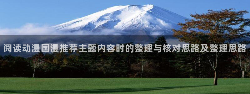 动漫天堂日漫排行:阅读动漫国漫推荐主题内容时的整理与核对思路及整理思路配图
